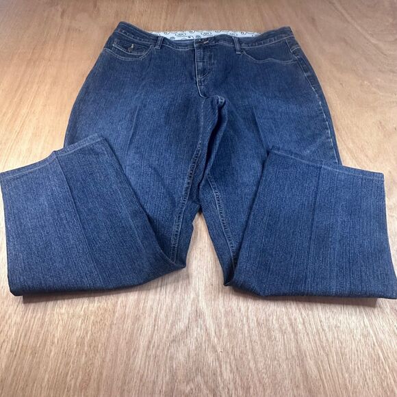 Cato Premium Women’s 18WP Jeans Stretch Blue Denim Bootcut - Picture 1 of 6